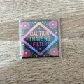 Caution No Filter | 50mm Magnet