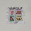 Sarcasm Magnet Set of 4 - 50mm x 50mm