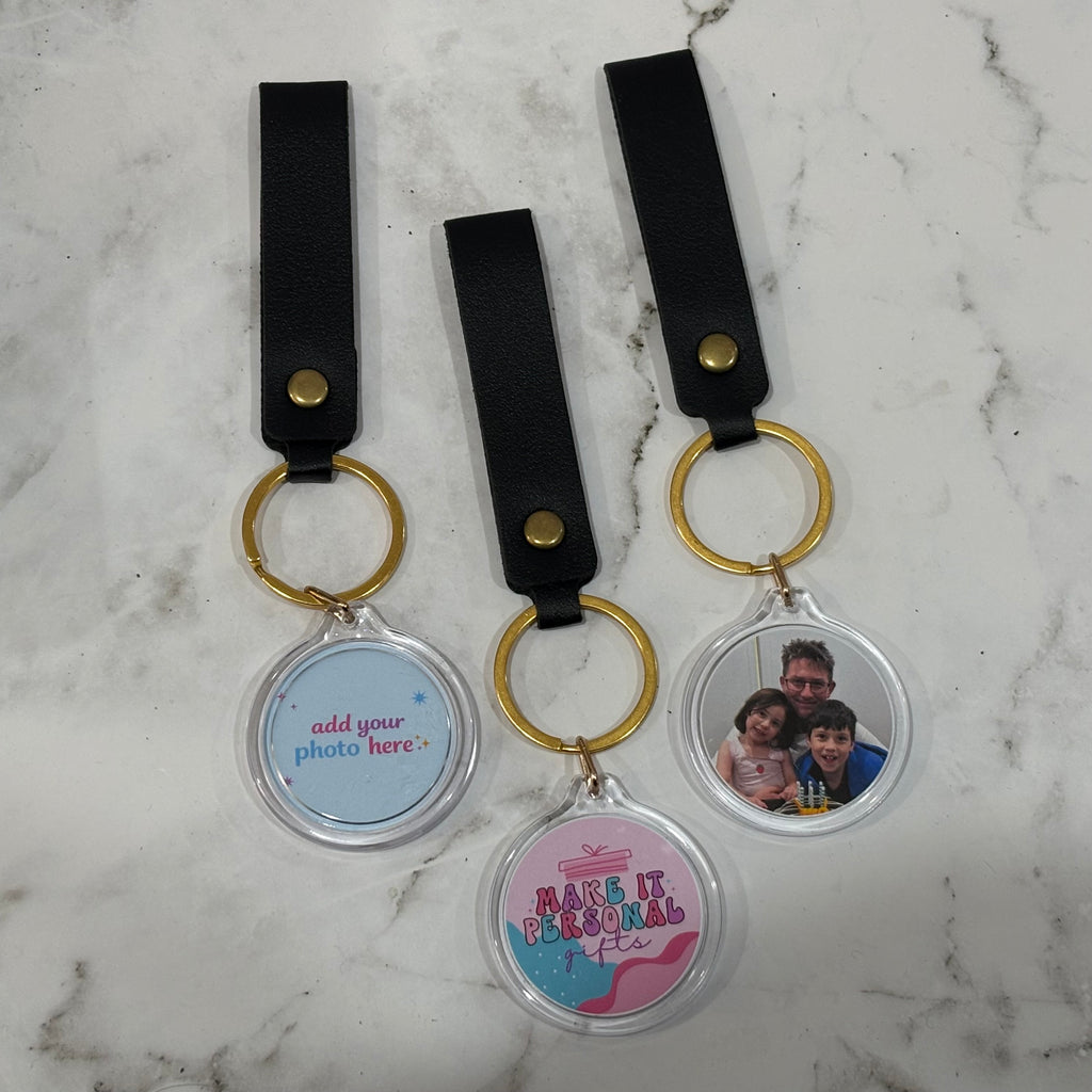 Acrylic Photo Keyring Double Sided