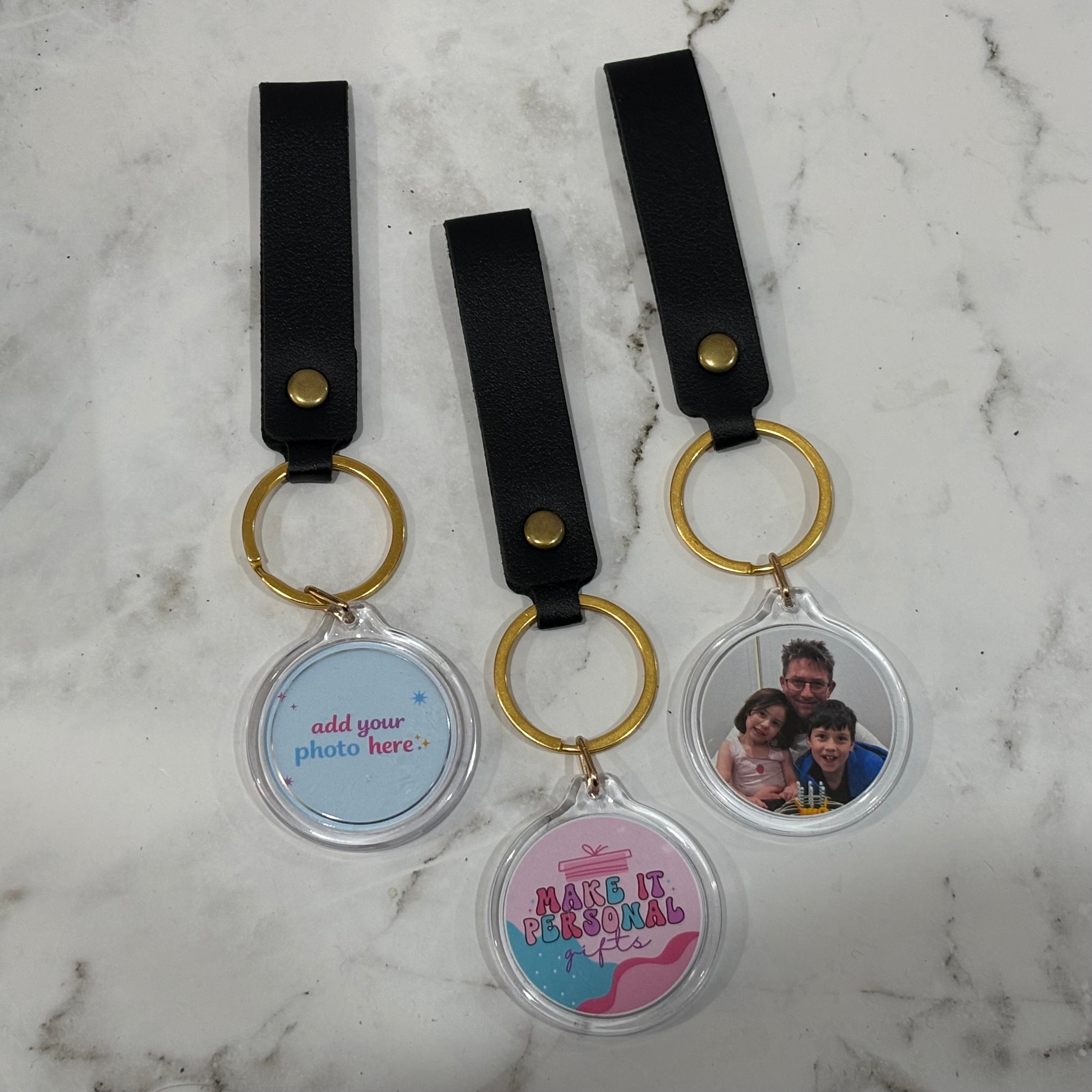 Acrylic Photo Keyring Double Sided