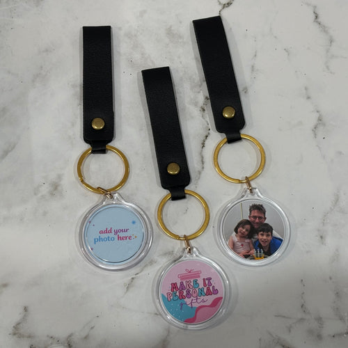 Acrylic Photo Keyring Double Sided