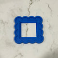 Photo Magnet Frame - Raised Scalloped Edge - 5x5cm