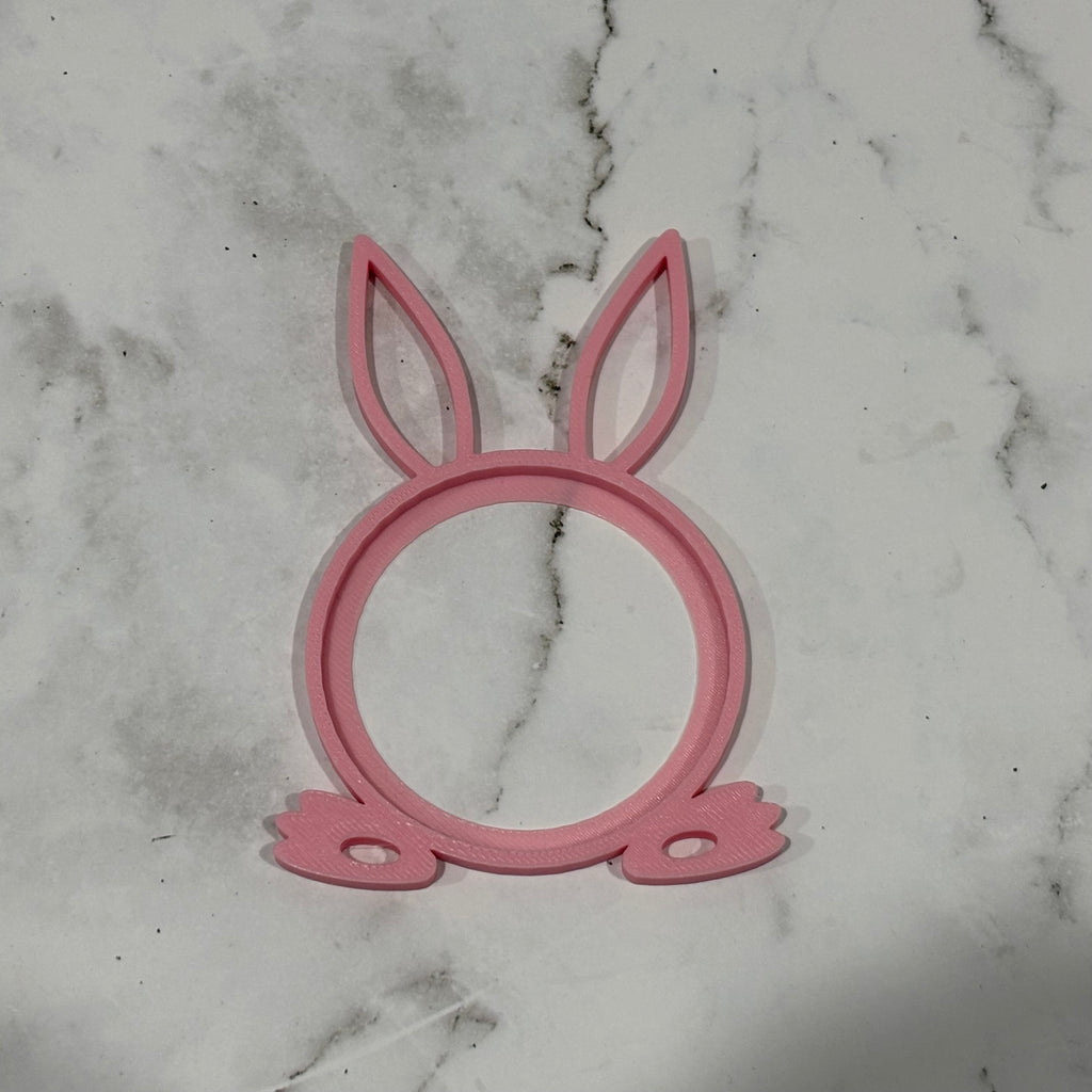 Photo Magnet Frame - Easter Bunny Round - 58mm