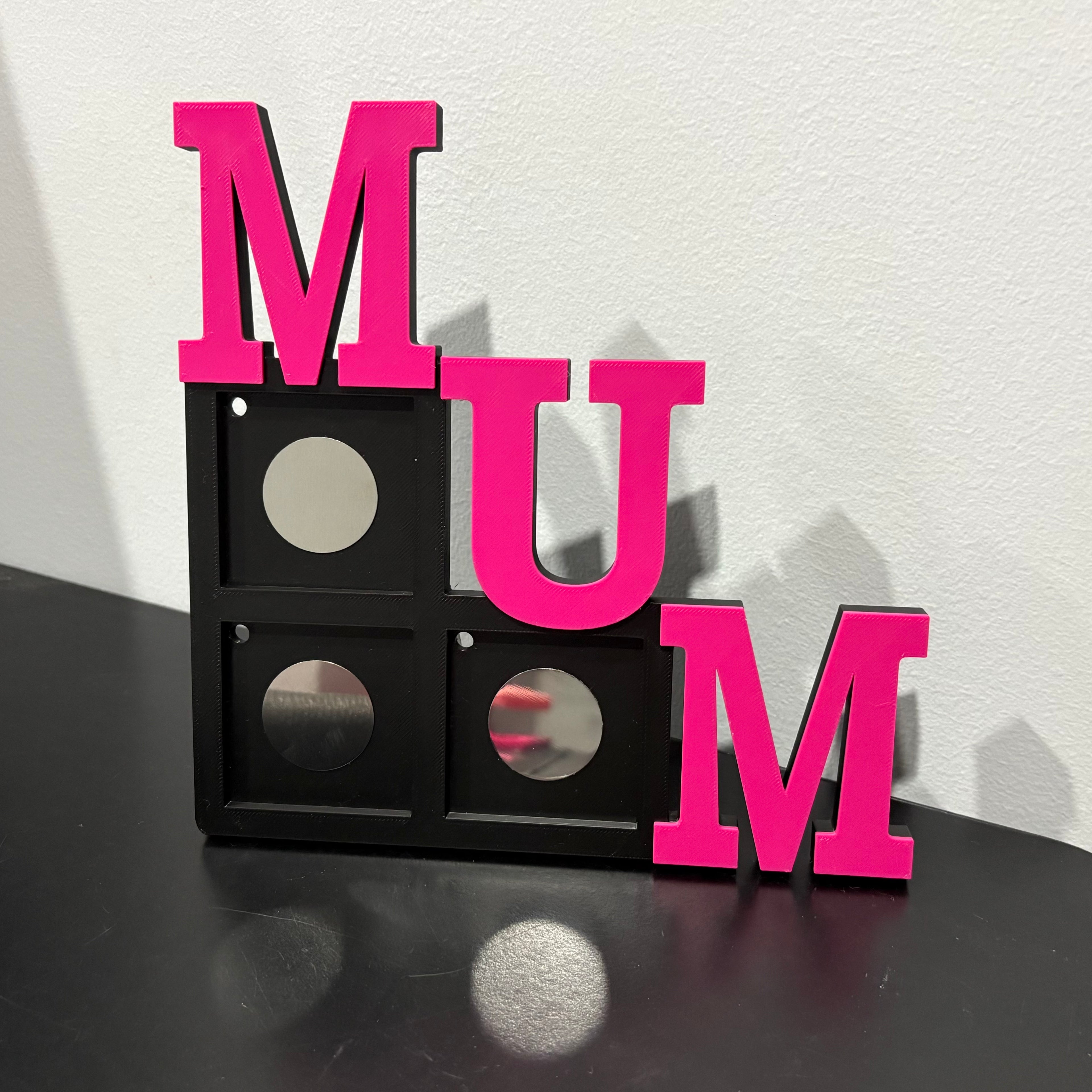MUM Magnet Frame & Stand (with magnets) | Colour Black
