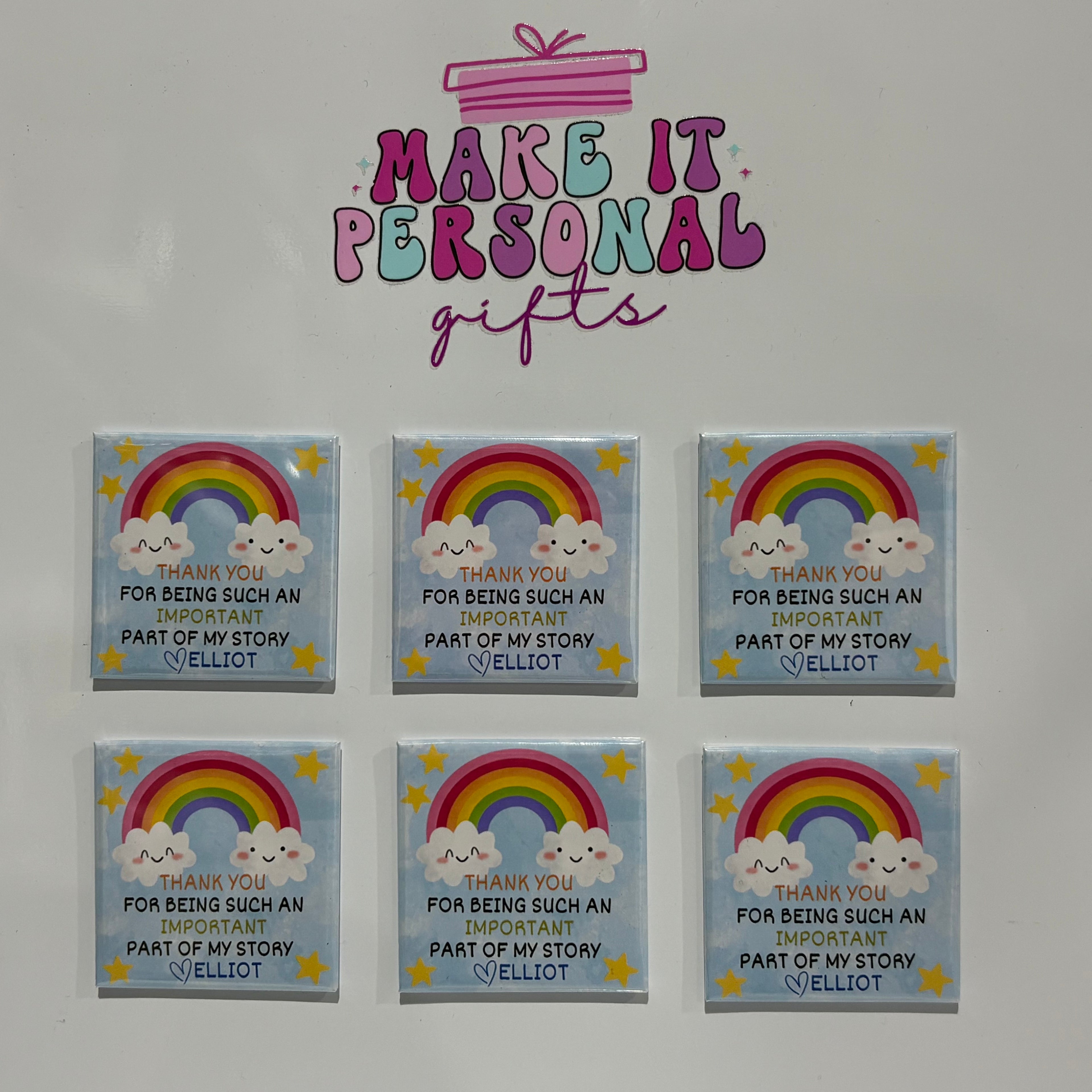 Teacher Appreciation Magnet - Part of my Story - Custom Name