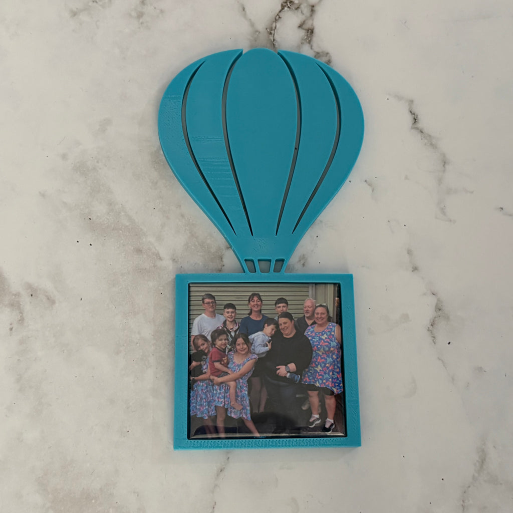Photo Magnet Frame - Hot Air Balloon - 5x5cm