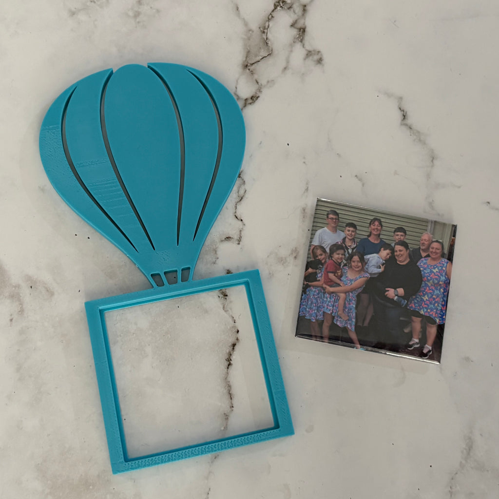 Photo Magnet Frame - Hot Air Balloon - 5x5cm