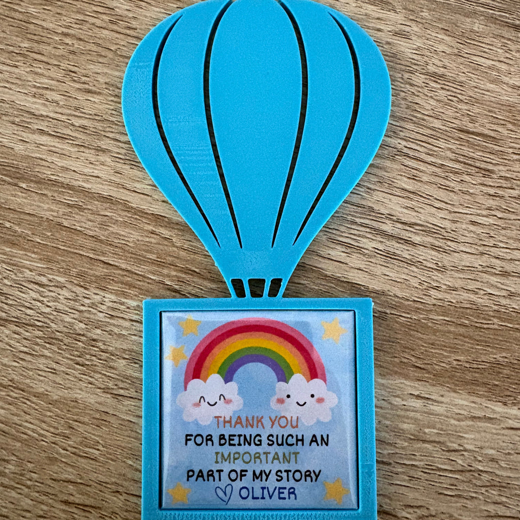 Photo Magnet Frame - Hot Air Balloon - 5x5cm