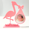 Photo Magnet Frame - Stork Round - 58mm